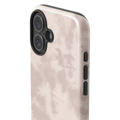 Taupe Tie Dye iPhone 16 Plus Impact Case
